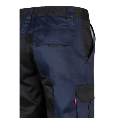 VL NJORD. Two-tone multi-pocket twill trousers (240 g/m²), in cotton (35) and polyester (65)